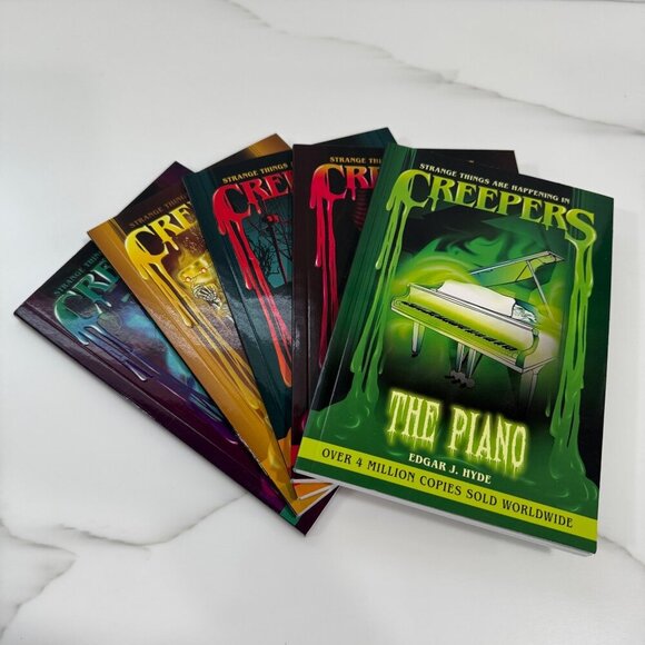 Creepers Books 1 thru 5 Horror Series for Kids Paperback Books Edgar J Hyde NEW - Picture 1 of 14